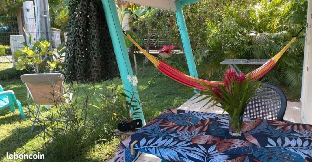 Gite Cajou Dans Jardin Tropical Ventile A Sainte-Anne Exteriér fotografie